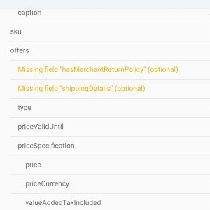 آموزش رفع خطای hasMerchantReturnPolicy و shippingDetails در سرچ کنسول گوگل